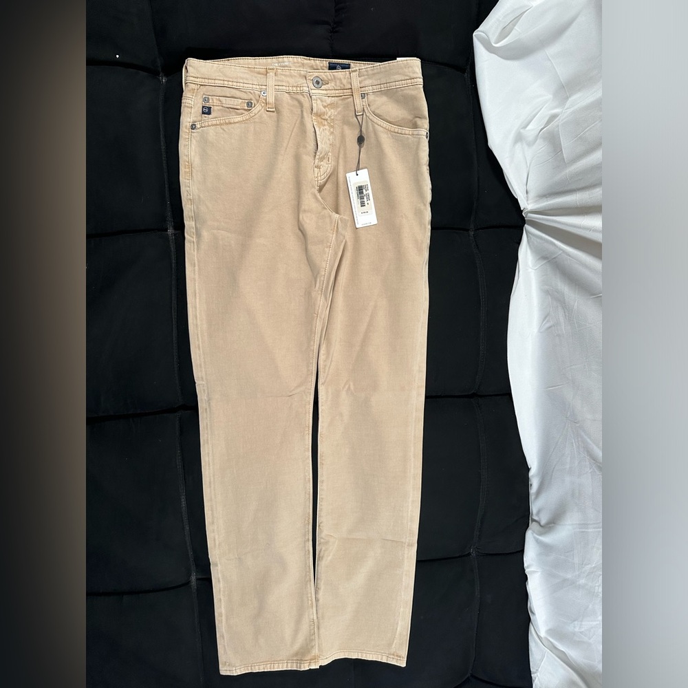 AG Adriano Goldschmied 29x32 EVERETT Slim Straight Beige fits 31x31 AG